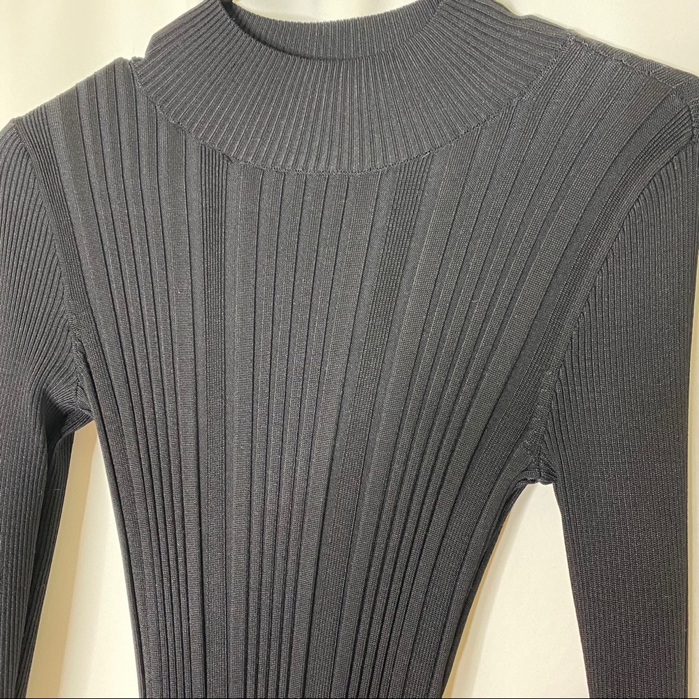 H&M ribbed bodycon dress